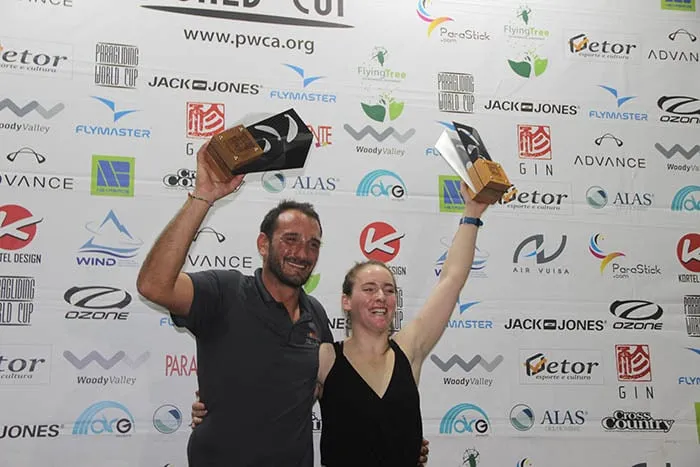 A França foi a grande vencedora do Mundial de Parapente em Baixo Guandu