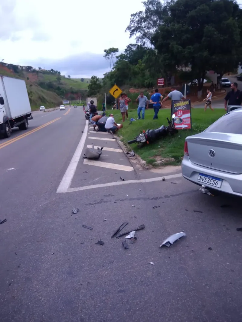 Proprietário de pesque e pague de Colatina sofre acidente de motocicleta