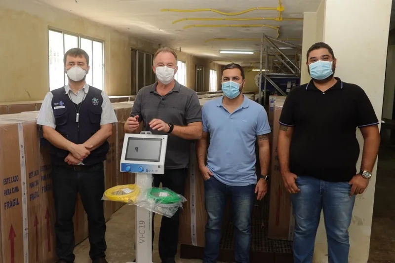 Governo do Estado adquire 230 respiradores pulmonares para expansão de leitos