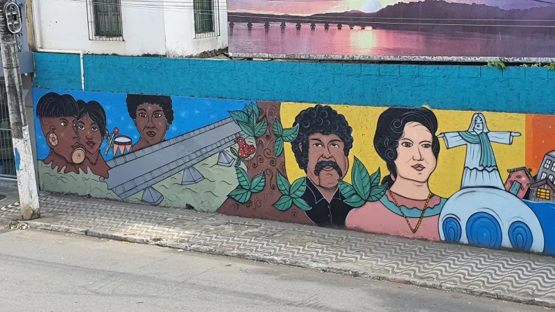 Inaugurado memorial de grafite em homenagem ao centenário de Colatina
