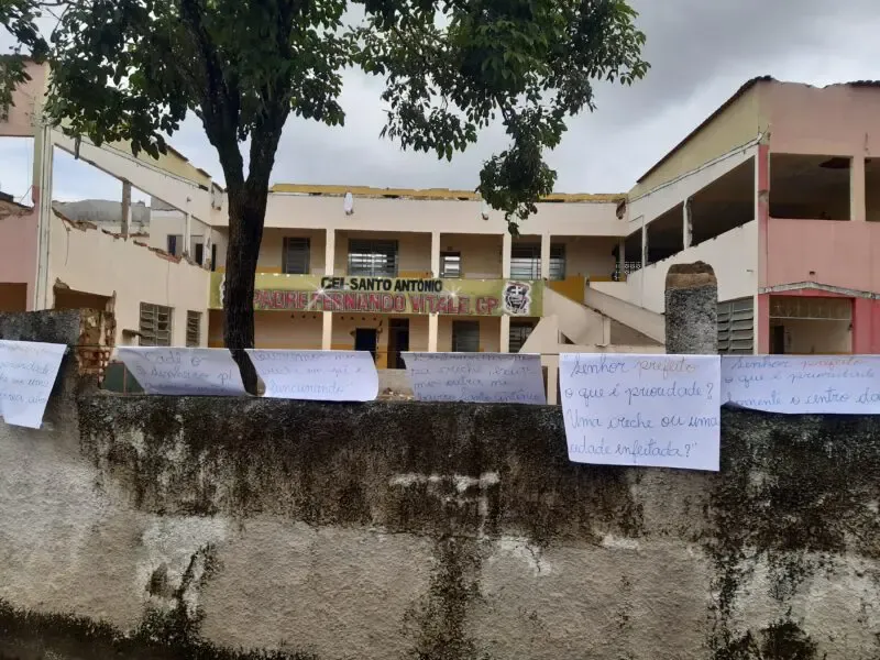 Após várias manifestações e reinvindicações em 2020, creche no Bairro Santo Antônio será construída