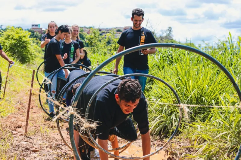Estudantes se aventuram em circuito radical em Colatina