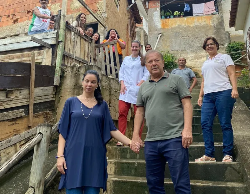 Prefeito Guerino visita os bairros São Judas Tadeu e Colatina Velha e da início ao ” Projeto Aquarela da Cidade”
