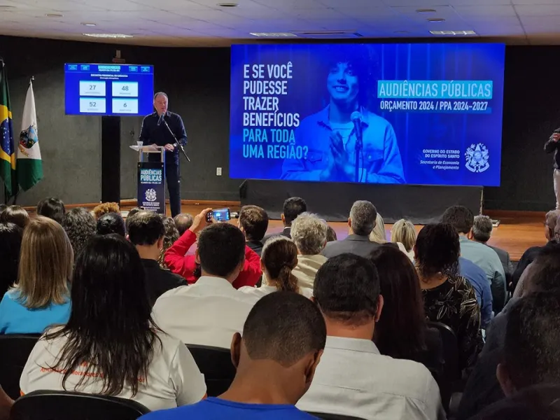 Governador Casagrande participa de Audiência Pública do Orçamento 2024 e PPA 2024-2027