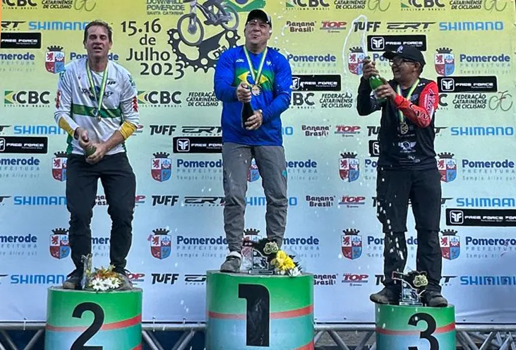 Guanduense é campeão do Campeonato Brasileiro de Downhill