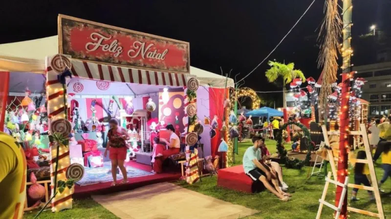Colatina se ilumina para o Natal: decorações e vilas encantadas espalham magia pela cidade