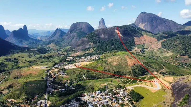 Pancas se prepara para inaugurar a maior tirolesa da América Latina em março