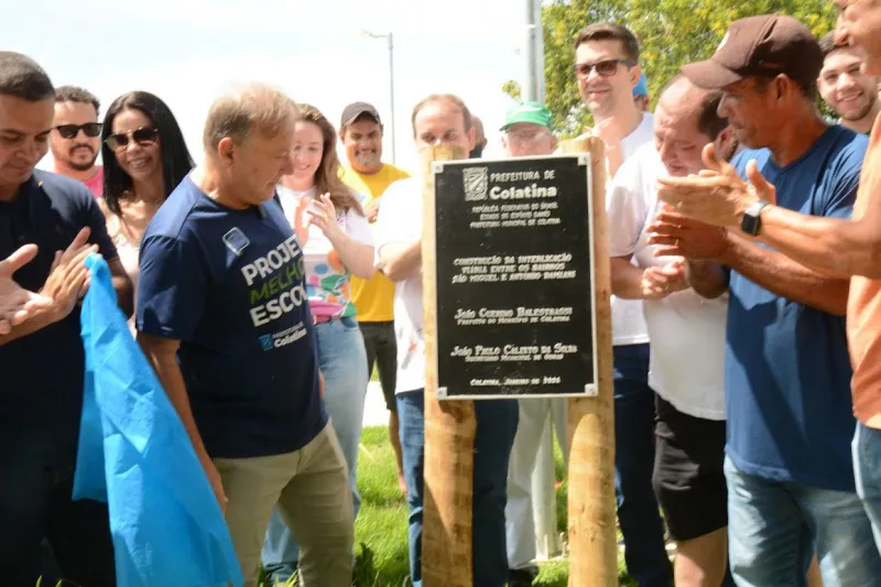 Inauguração da pavimentação da estrada São Miguel – Antônio Damiani traz melhoria para moradores de Colatina