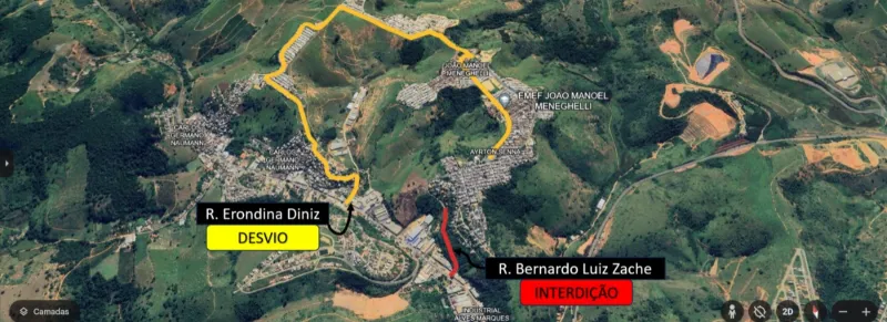 Obras de macrodrenagem interditam entrada do Bairro Ayrton Senna em Colatina a partir desta quarta-feira (26)