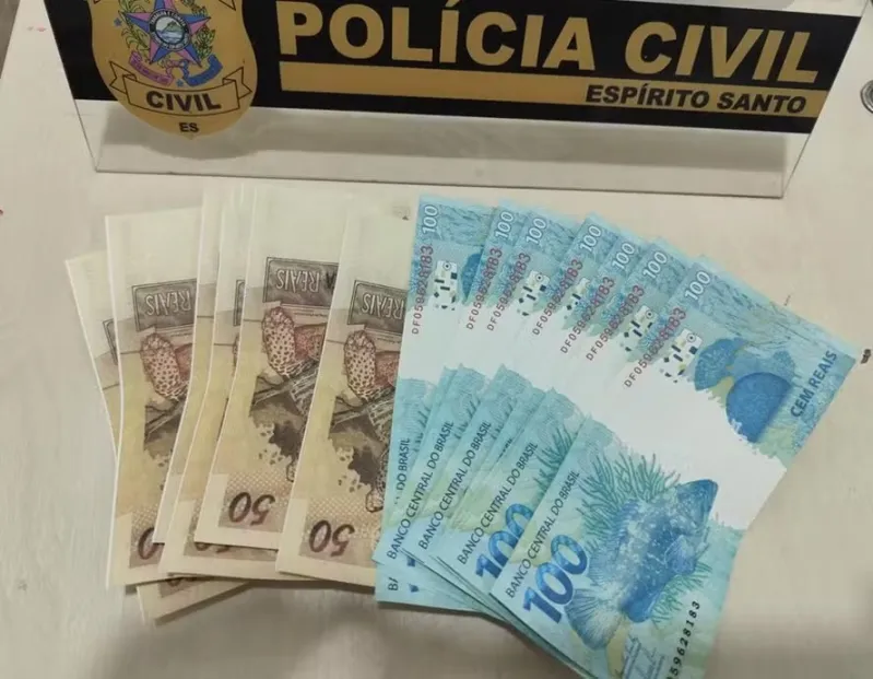 Polícia Civil apreende adolescente por receber notas falsas em Nova Venécia