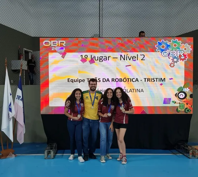 Equipe Titãs da robótica do Ifes Campus Colatina conquista etapa estadual da Olimpíada Brasileira de Robótica