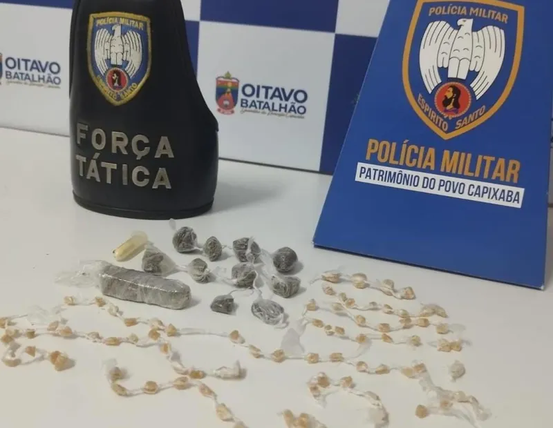 Droga é encontrada escondida em bananeiras no bairro João Meneguelli, em Colatina