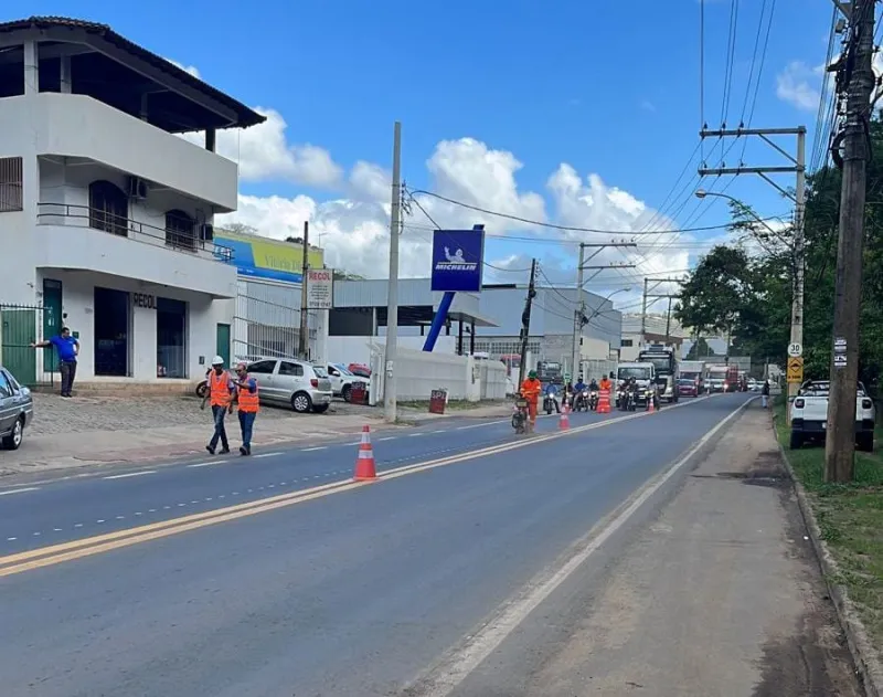 Interdição de trânsito no bairro Carlos Germano Naumann para obras de macrodrenagem em Colatina entre os dias 24 a 29