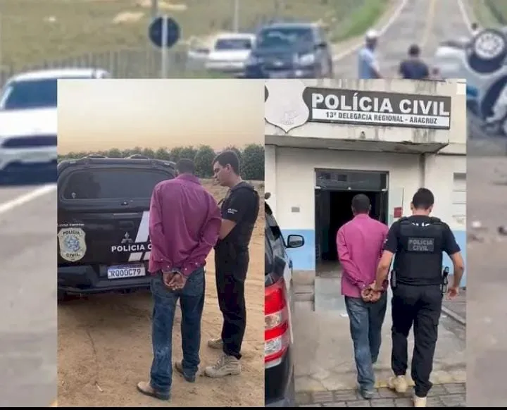 Preso em Aracruz homem que causou acidente com dois óbitos na rodovia entre Colatina e Linhares