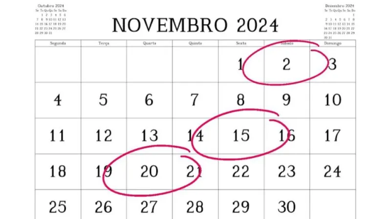 Novembro ganha novo feriado nacional; veja a data