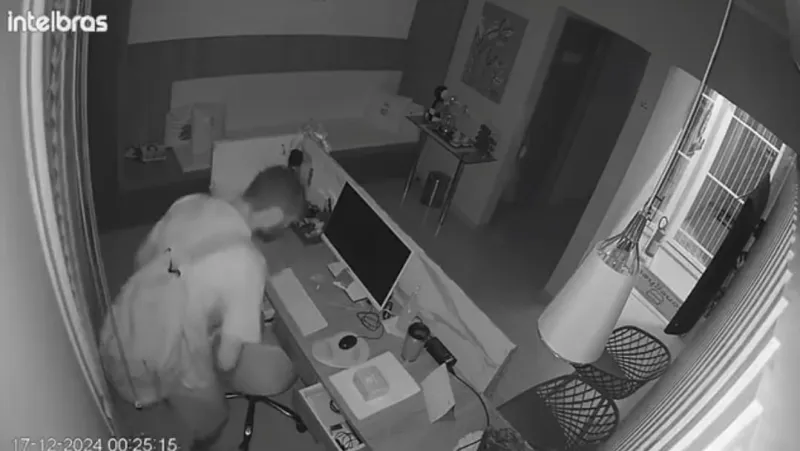 Vídeo: clínica odontológica é furtada durante a madrugada em Colatina