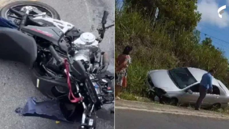 Acidente de trânsito em São Mateus mata motociclista e deixa garupa ferido