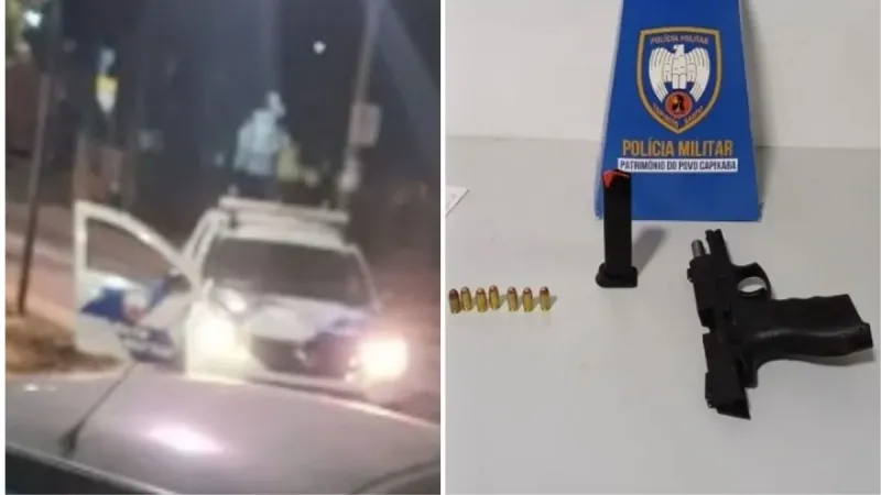 Homem é preso após atirar contra carro que bateu na traseira de seu veículo em Rio Bananal