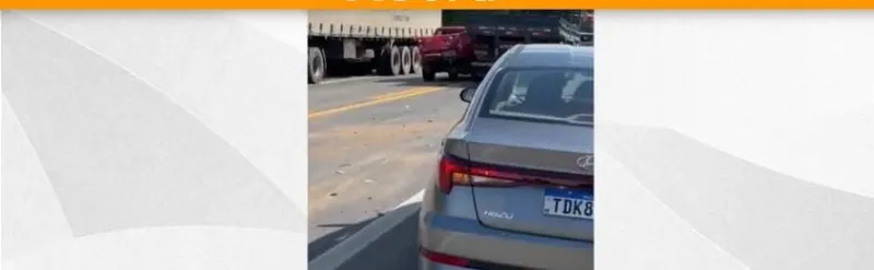 Acidente com cinco veículos é registrado na BR-101 em Linhares; caminhão teria perdido os freios