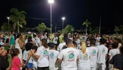 Cultura e inclusão: projeto Território da Paz realiza roda de capoeira na Área Verde de Colatina