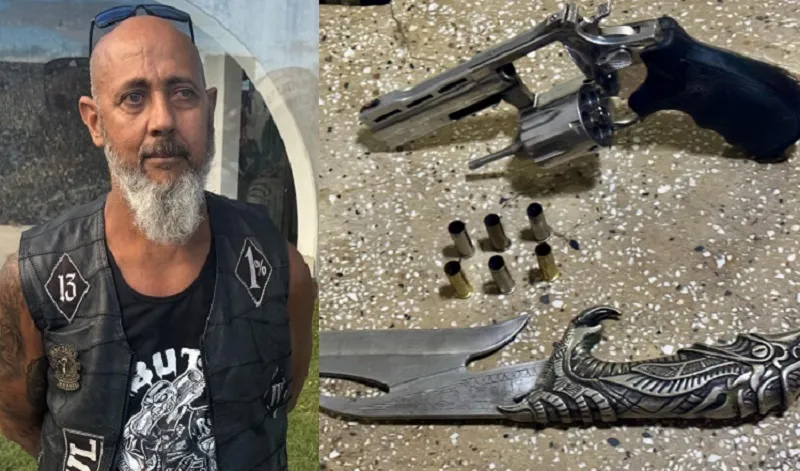 Linharense é preso por atirar em via pública durante Prado Moto Rock, na Bahia
