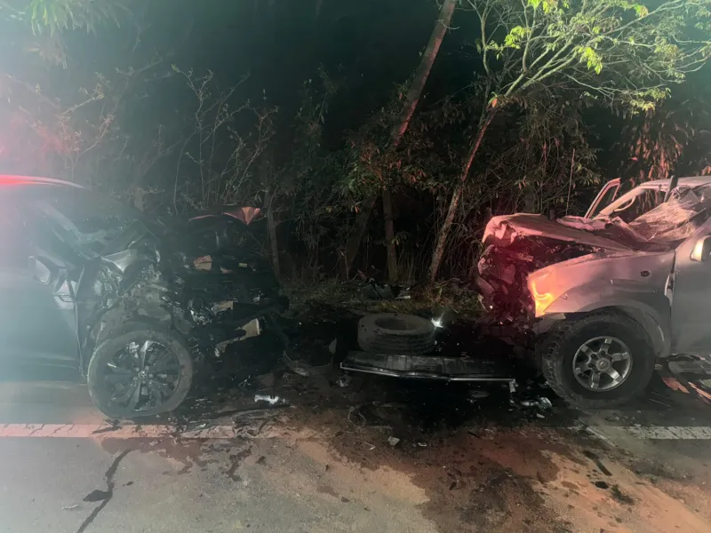 Vídeo: mulher morre em grave colisão frontal em Colatina; PM constata CNH vencida de um dos condutores