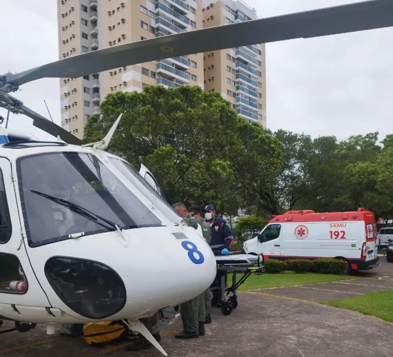 Menino de 10 anos sofre queimaduras graves ao brincar com fogo e álcool em Baixo Guandu