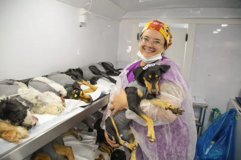 Linhares recebe Carreta PET Vida com 560 castrações e vacinação gratuita para cães e gatos