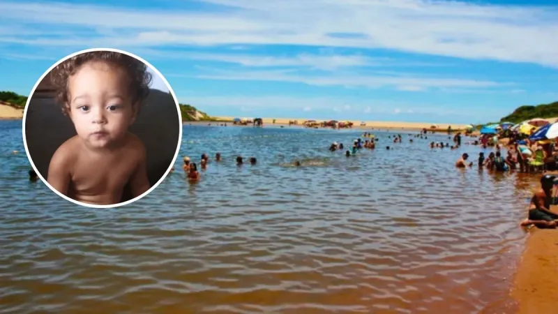 Criança de 1 ano morre após afogamento no balneário de Pontal do Ipiranga, em Linhares
