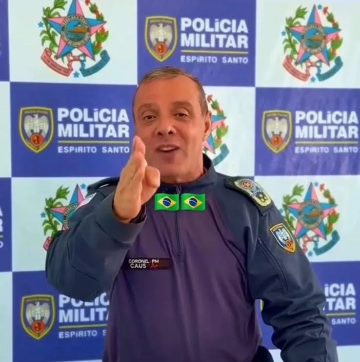 Vídeo: comandante da PM do ES reage a facção que tentou monopolizar internet em Colatina