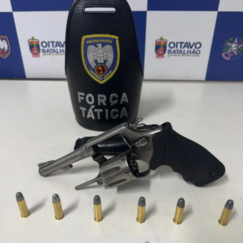 Cinco armas são apreendidas durante três dias de festa de Governador Lindenberg