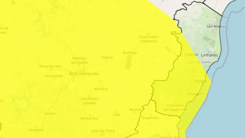Confira a lista: Dia dos Namorados pode ser marcado por chuva, ventos fortes e até granizo no Norte e Noroeste do ES