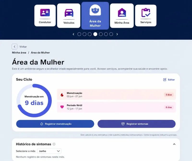 Governo do ES lança plataforma para que mulheres acompanhem o ciclo menstrual e a saúde reprodutiva