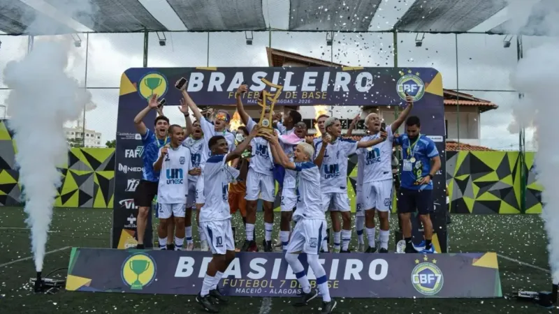 Colatina é campeã brasileira de Futebol 7 Sub-17 após campanha histórica em Maceió