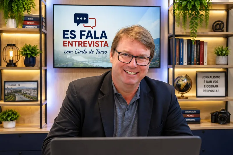 Vem aí o ES FALA Entrevistas com Cirilo de Tarso: um novo espaço para ouvir a região, o Estado e o Brasil