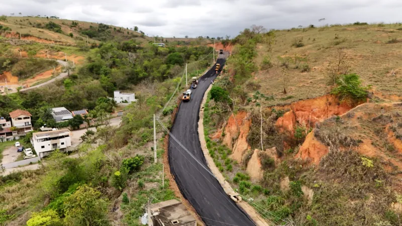 Obras começam e Santa Fé terá 5 quilômetros de novo asfalto em Colatina