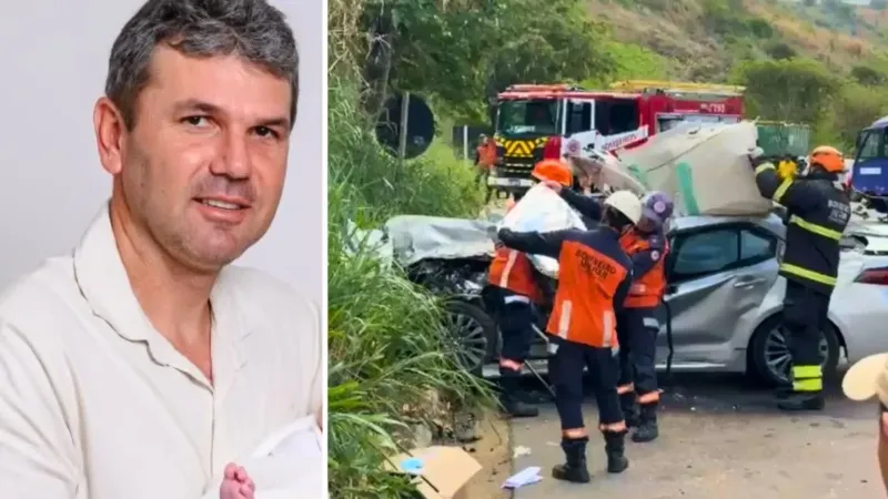 Novas informações sobre acidente em Colatina: vítima era empresário; esposa e filha de 3 anos estão internadas