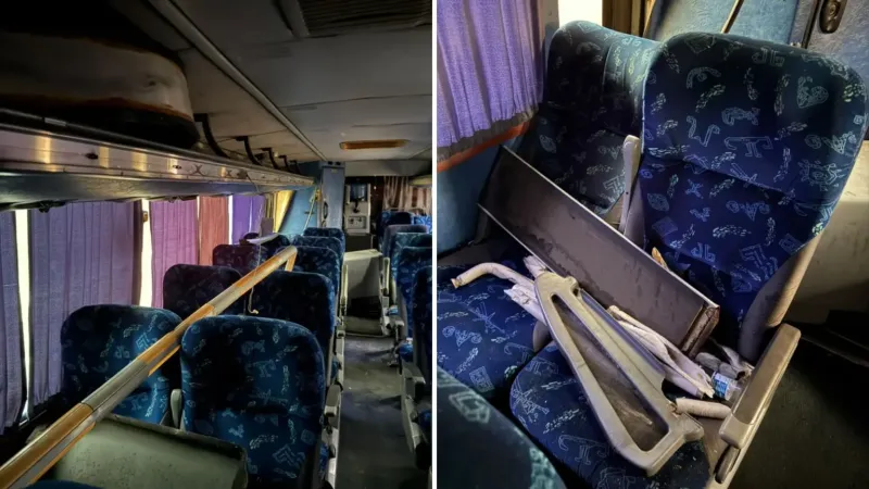 Cantor Gabriel Sabadim tem ônibus invadido em cidade do Noroeste do ES e prejuízo pode chegar a R$ 20 mil